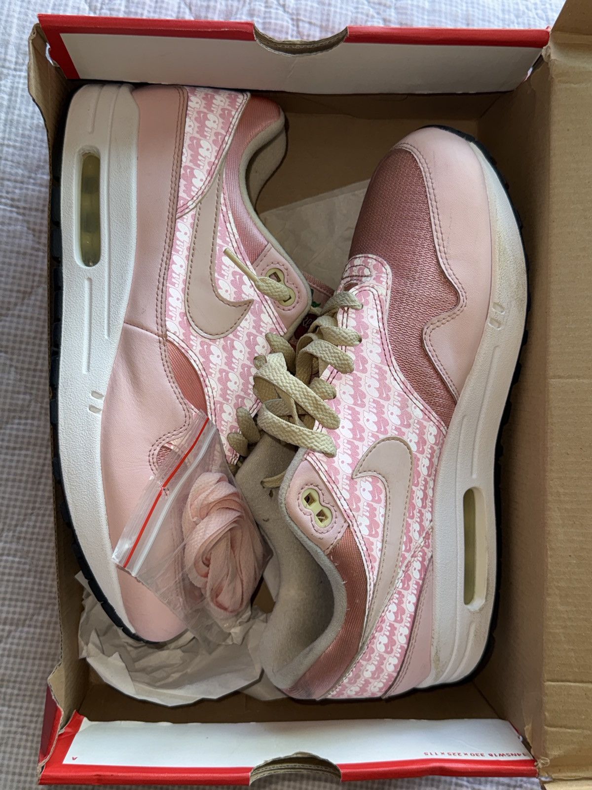 Nike Nike Air Max 1 ‘ Strawberry Lemonade ’ Size US 9 / EU 42 - 8 Thumbnail