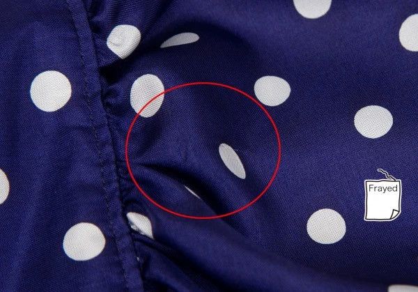 Comme des Garcons Comme Des Garcons Retro blue-purple polka-dot shirt top Size S / US 4 / IT 40 - 7 Thumbnail