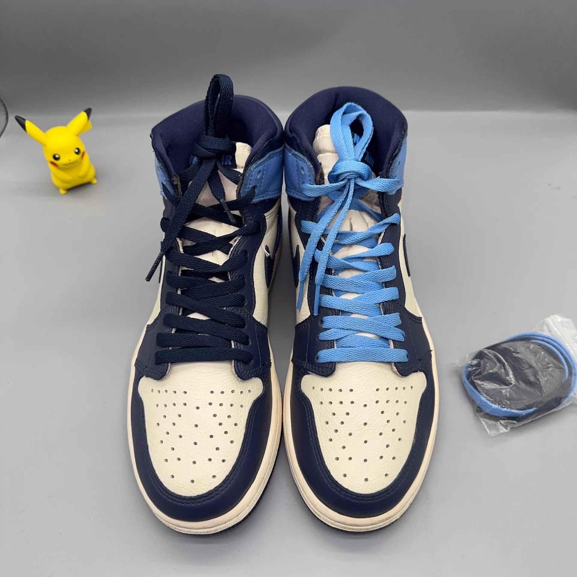 Nike Jordan Air Jordan 1 Black Blue White 42 Size US 9 / EU 42 - 2 Thumbnail