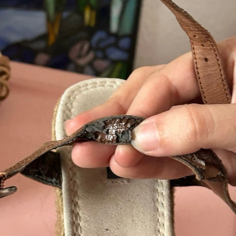 American Eagle Outfitters american eagle outfitters woven wedge sandals heels Size US 8 / IT 38 - 5 Thumbnail