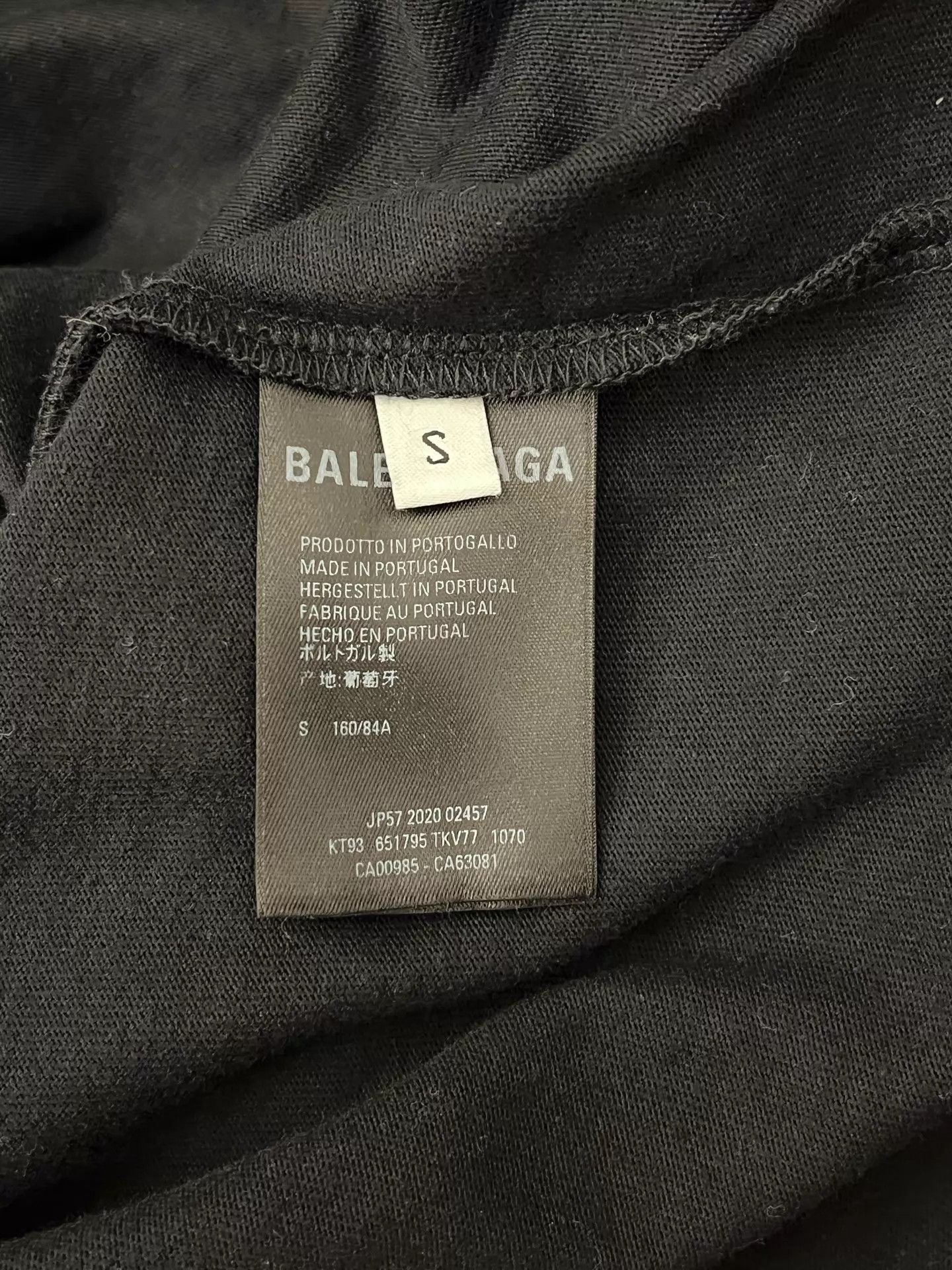 Balenciaga Balenciaga Logo Print Crewneck SS Tee Men's Black S Size US S / EU 44-46 / 1 - 4 Thumbnail