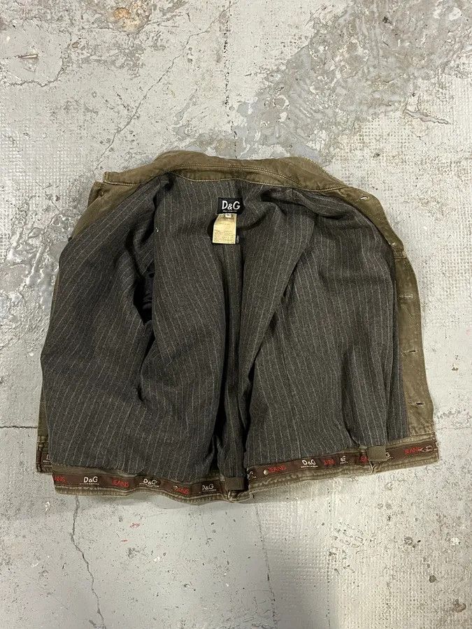Dolce & Gabbana AW2003 Dolce & Gabbana Zip Grey Denim Jacket Size US M / EU 48-50 / 2 - 10 Thumbnail