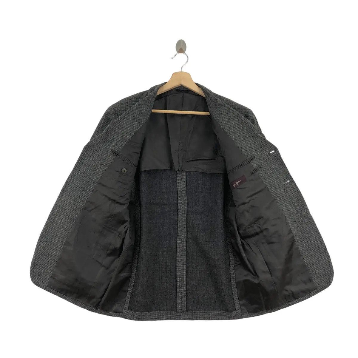 Yohji Yamamoto Vtg 80’ YOHJI YAMAMOTO SIGNATURE Collection Blazer 3 Button Size 38R - 5 Thumbnail