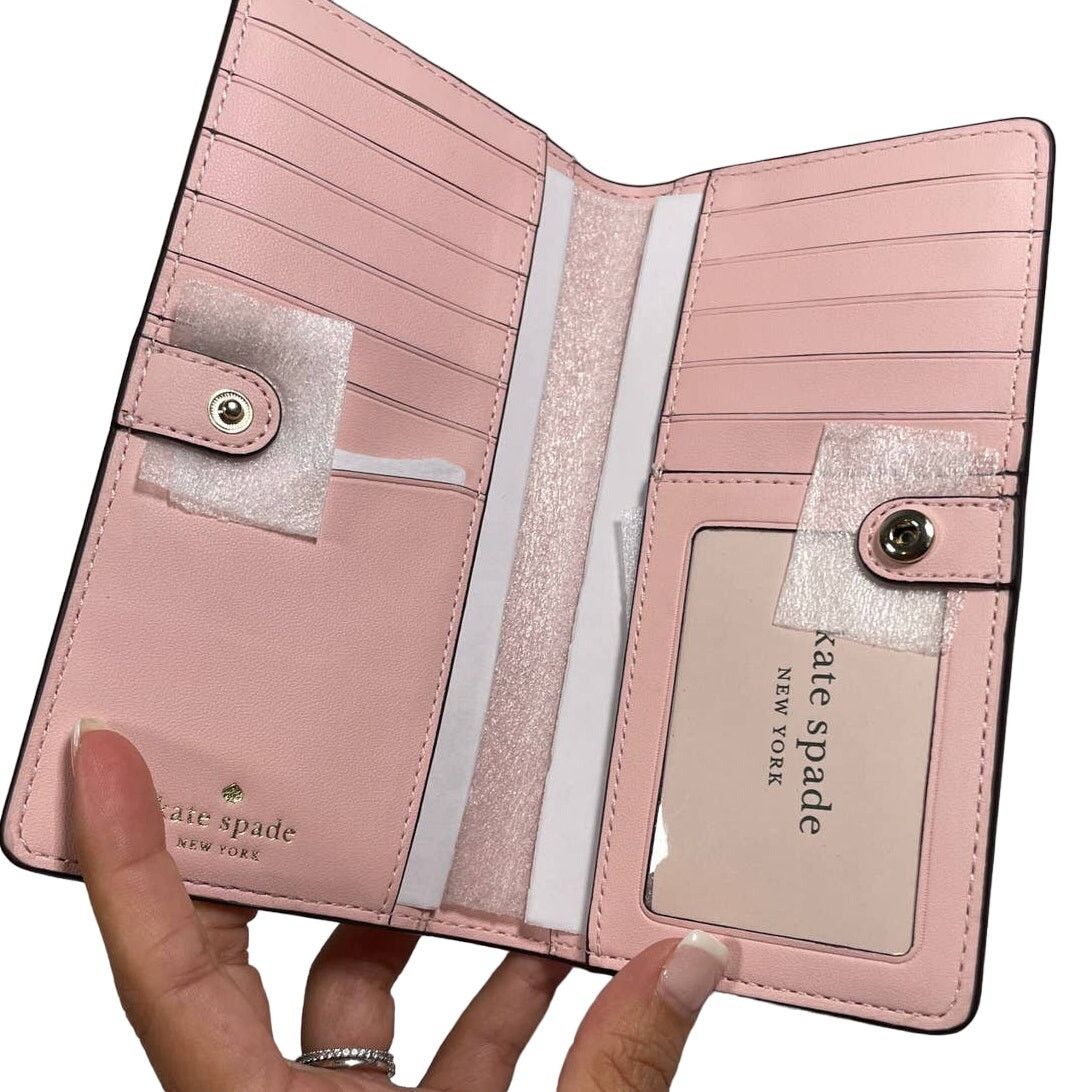 Kate Spade Kate Spade Chalk Pink Staci Large Slim Bifold Wallet Size ONE SIZE - 5 Thumbnail