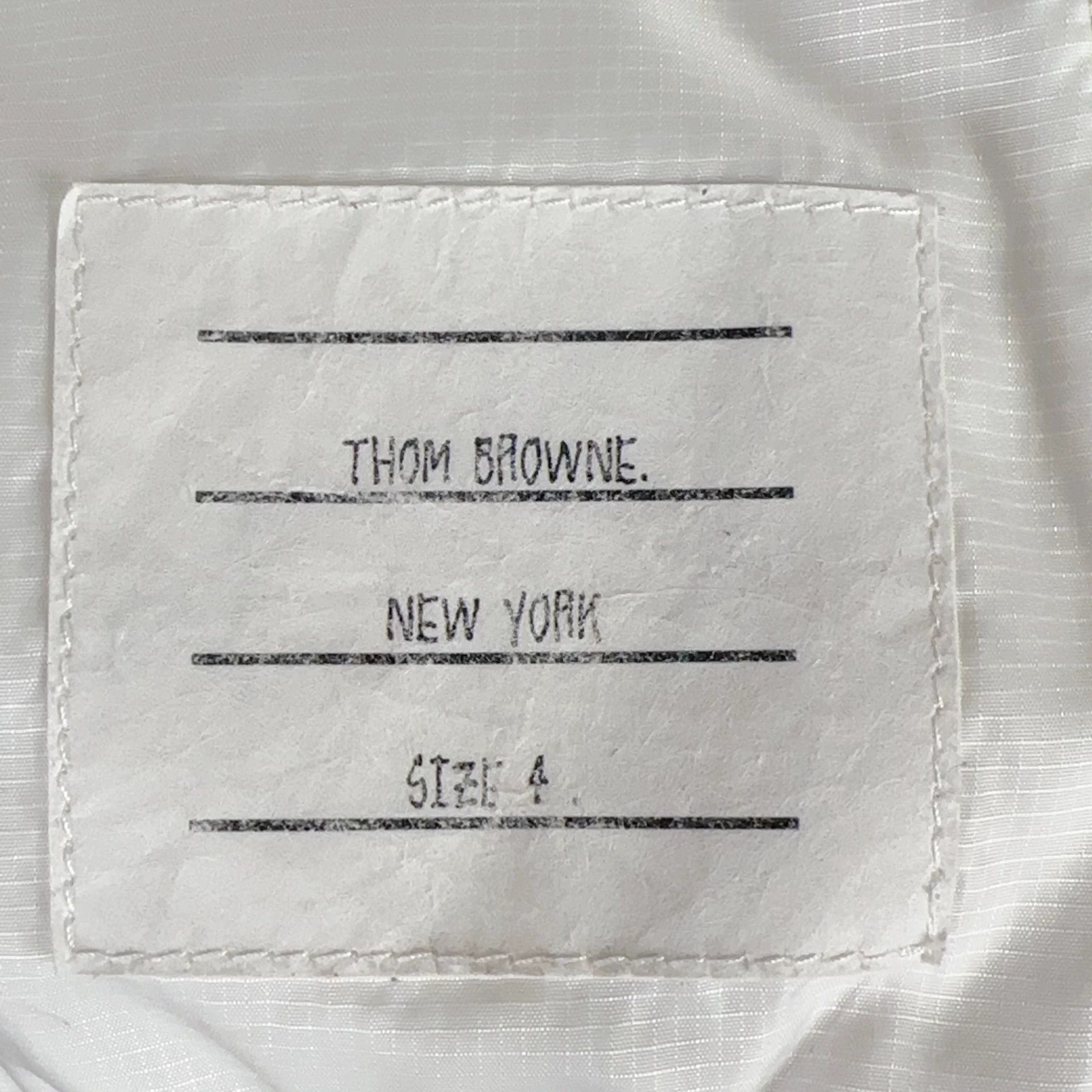 Moncler thom browne white jacket size 4 Size US L / EU 52-54 / 3 - 5 Thumbnail