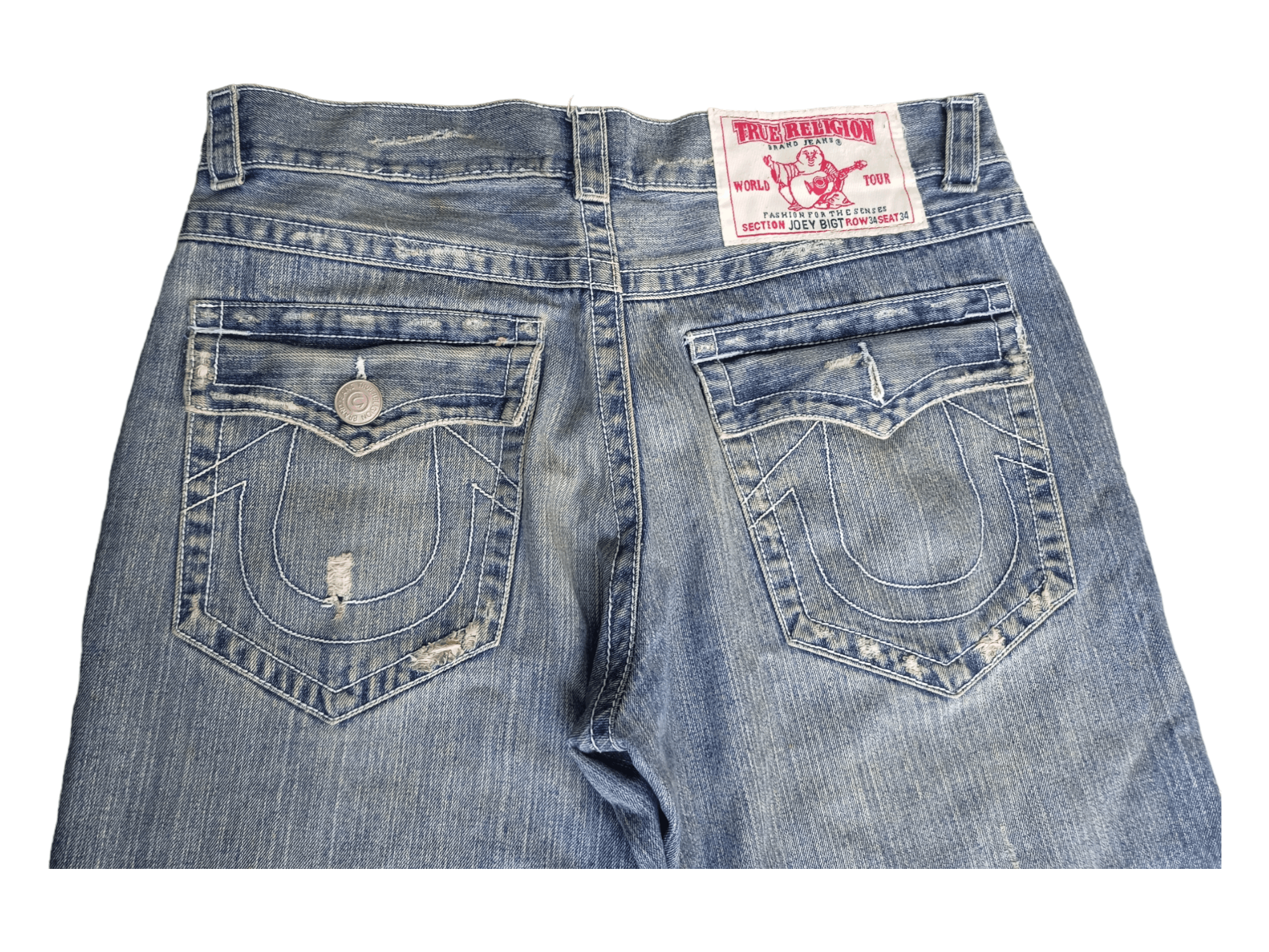 Vintage Vintage True Religion Wide Jeans Size US 34 / EU 50 - 16 Thumbnail
