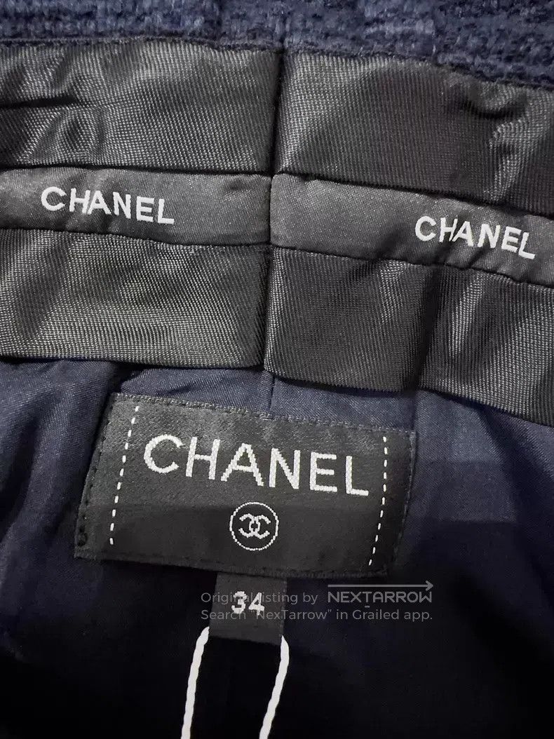 Chanel Chanel Blue trousers Size 42" / US 20 - 5 Thumbnail