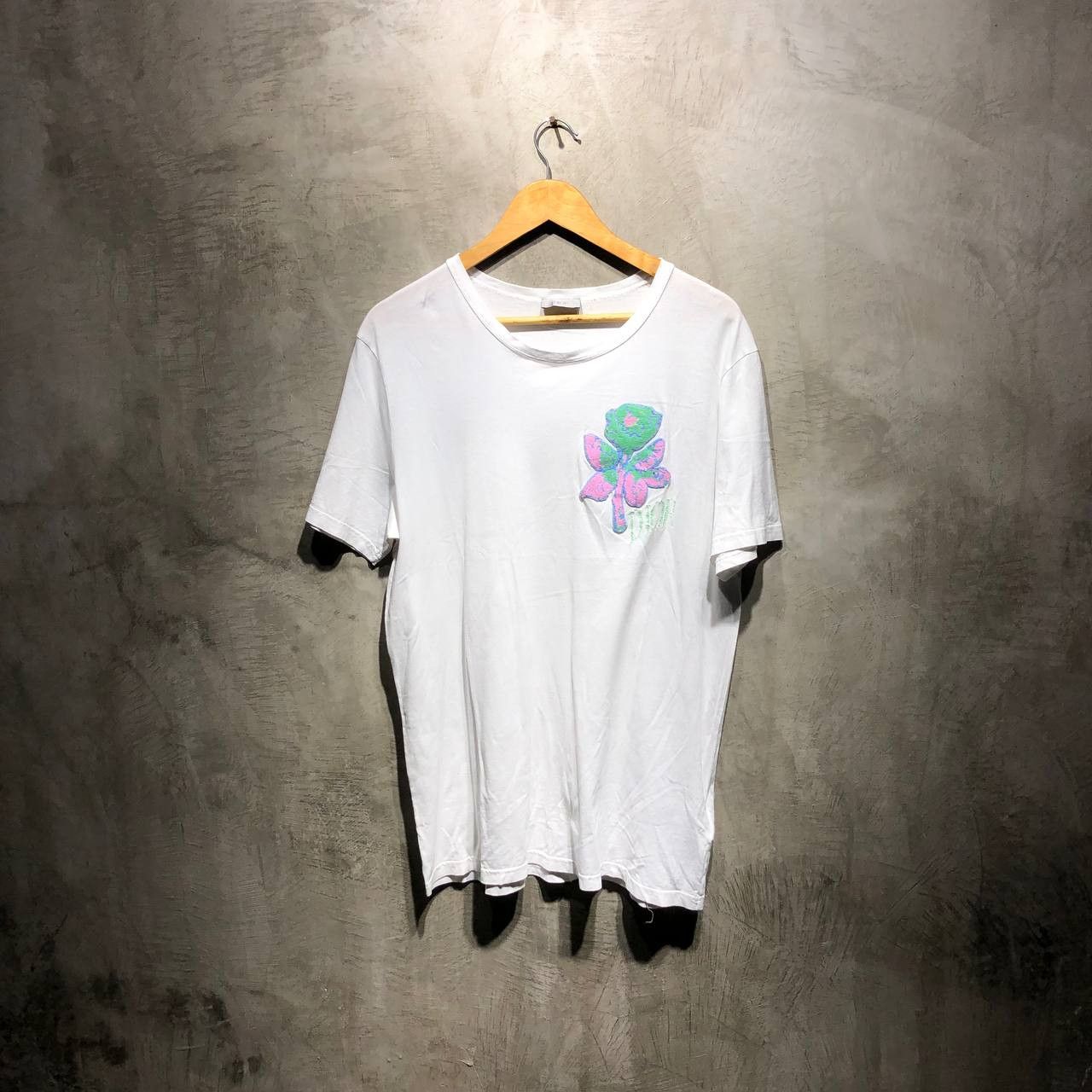Dior Dior Rose Embroidered Tee Size US M / EU 48-50 / 2 - 1 Thumbnail