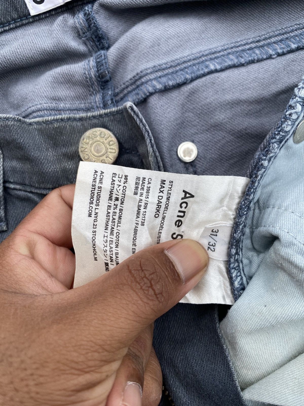 Acne Studios Rare Acne Studios Denim/Jeans Pants Size US 30 / EU 46 - 14 Thumbnail