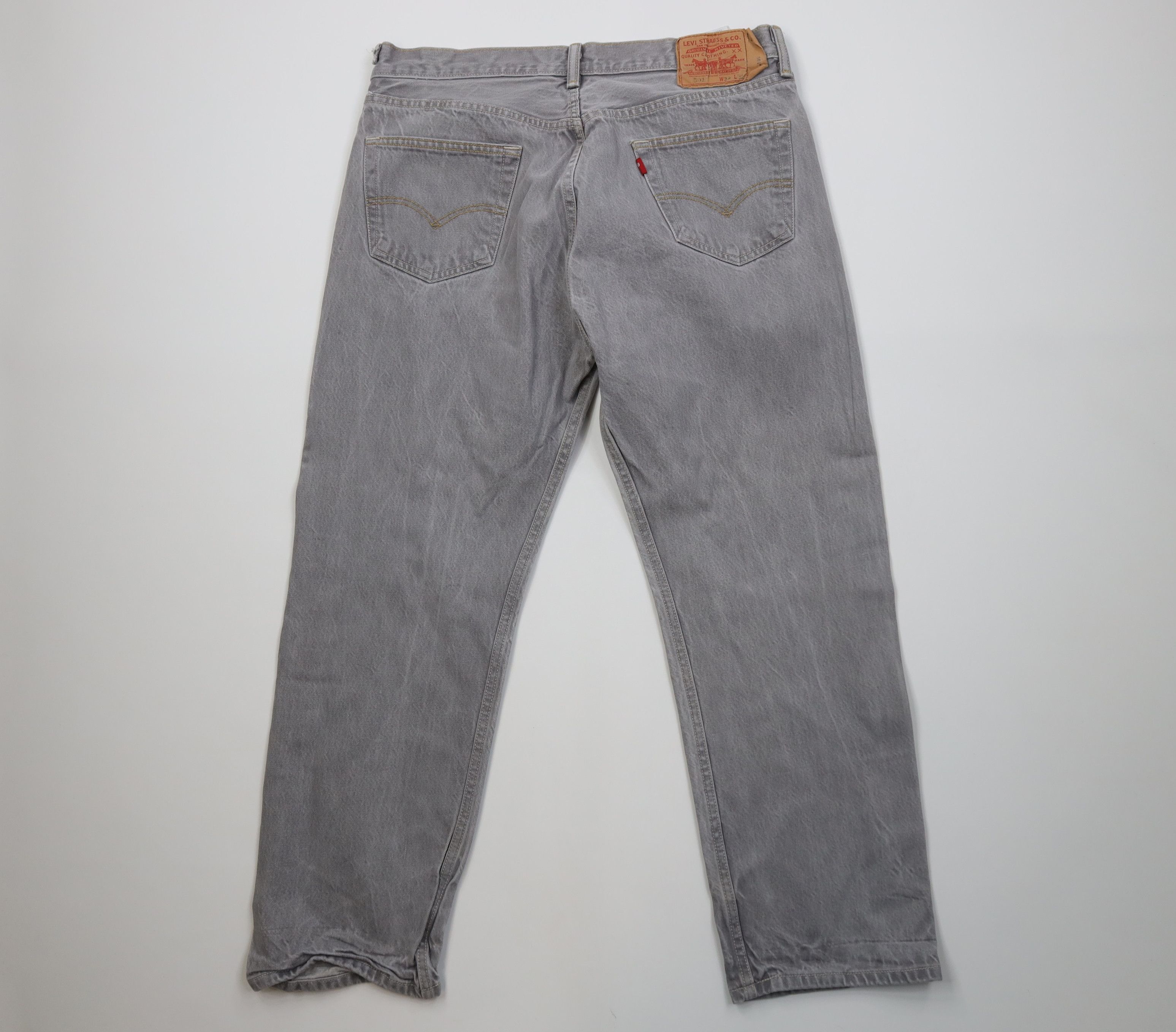 Levi's Vintage Y2K Levis 501xx Button Original Straight Leg Jeans Size US 38 / EU 54 - 9 Thumbnail