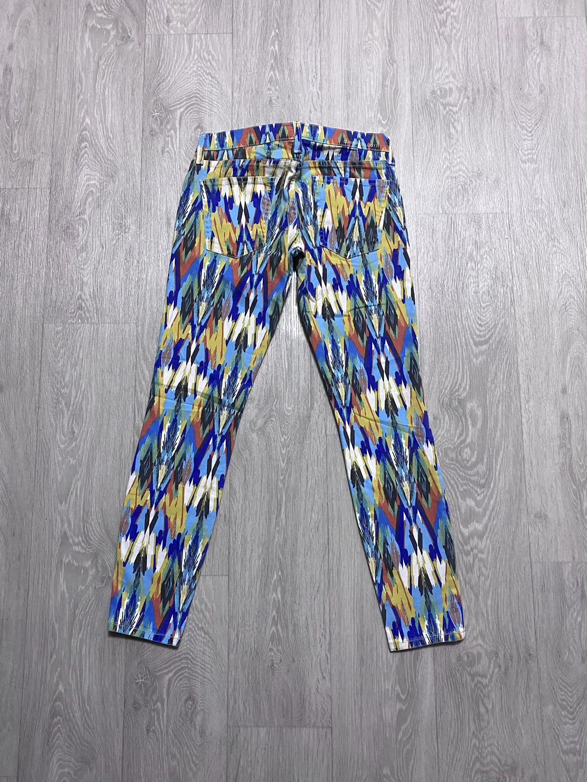 Current/Elliot Current/Elliott Full Printed Multicolour Arrow Stretch Jeans Size 25" / US 0 / IT 36 - 2 Thumbnail