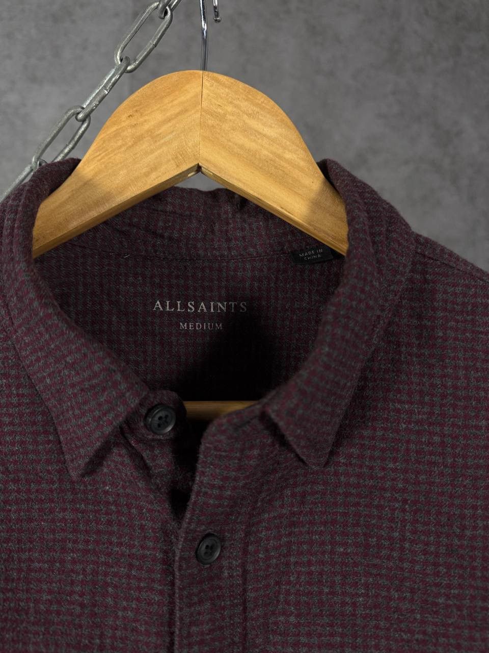 Allsaints Allsaints designer logo flannel checkered shirt Size US M / EU 48-50 / 2 - 4 Thumbnail