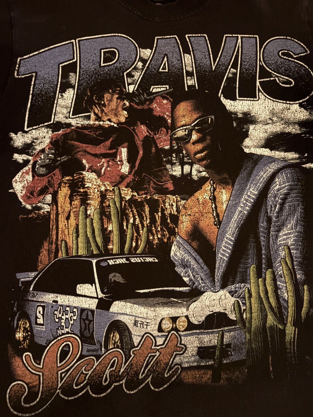 Travis Scott Astro World Travis Scott streetwear graphic tee Size US S / EU 44-46 / 1 - 2 Thumbnail
