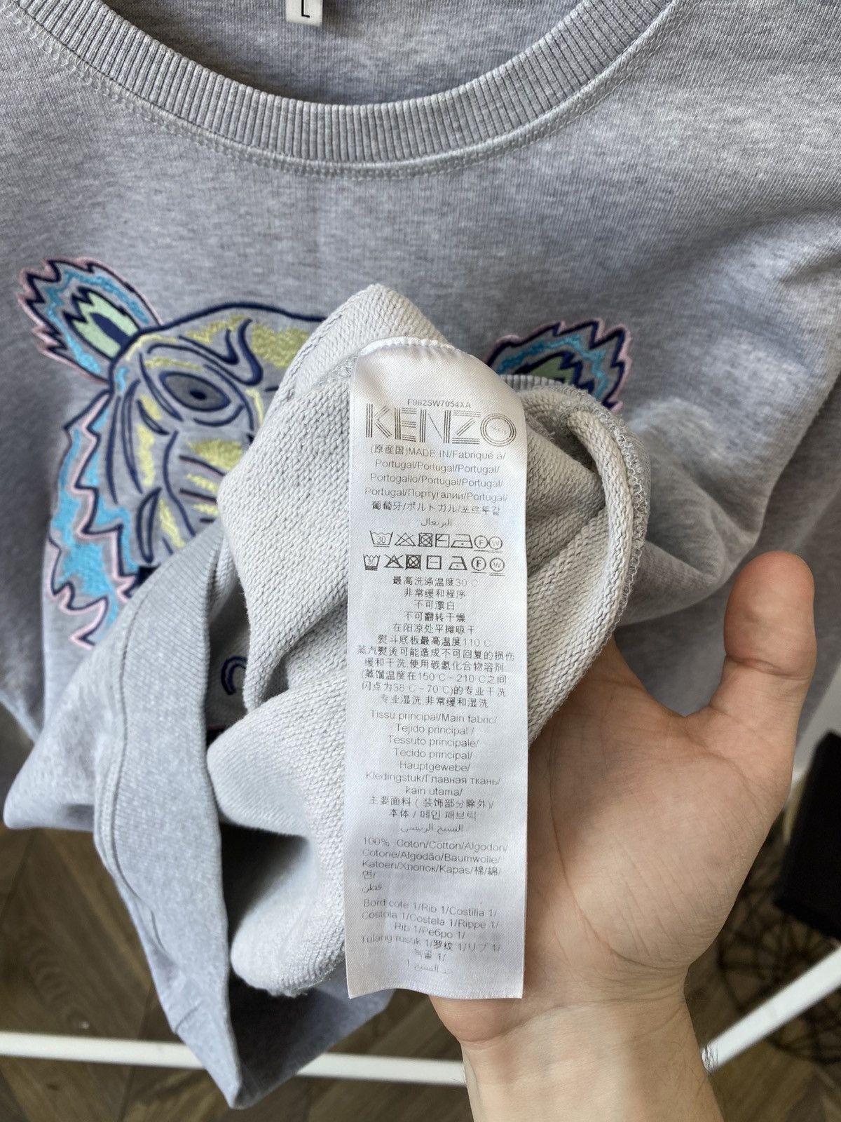 Kenzo Vintage Kenzo womens Tiger sweatshirt Size L / US 10 / IT 46 - 6 Thumbnail