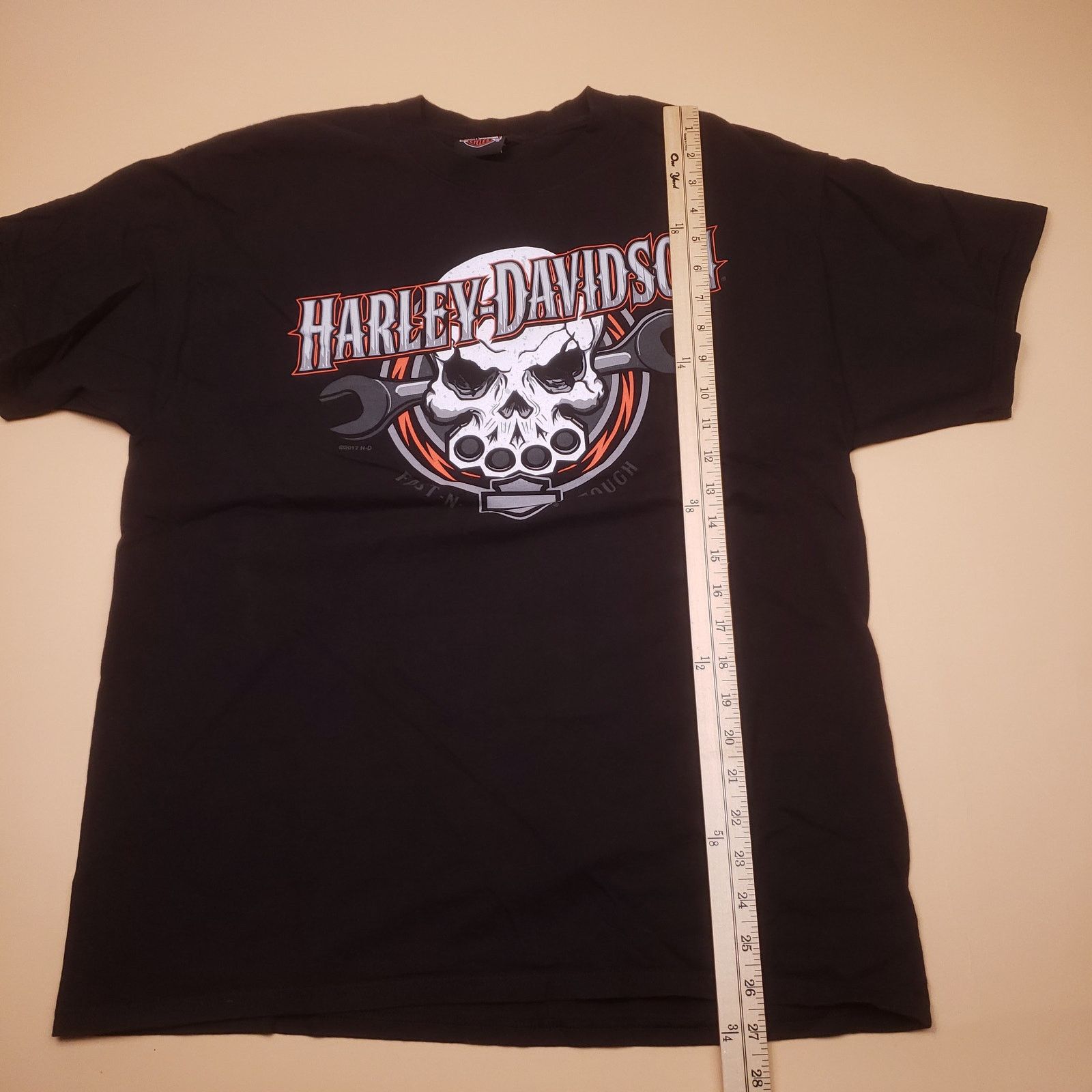 Harley Davidson Harley Davidson Motorcycle ChicagoDouble Sided Mens tee L Size US L / EU 52-54 / 3 - 8 Thumbnail
