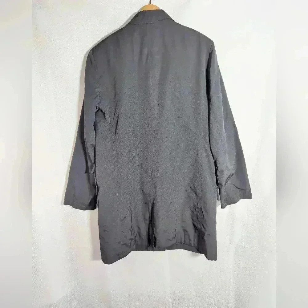 Vintage Black 3/4 length All weather nylon jacket by Braetan sz M Size M / US 6-8 / IT 42-44 - 4 Thumbnail