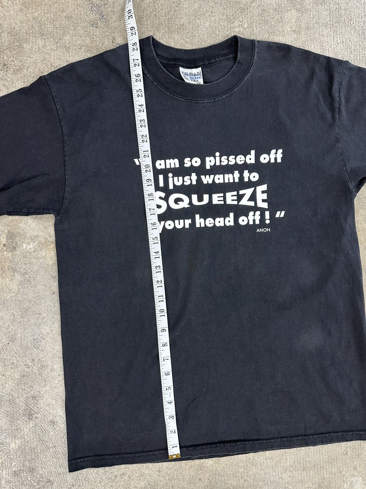 Gildan × Vintage Crazy Y2K “I’m So Pissed Off I Just Want To Squeeze” Shirt Size US L / EU 52-54 / 3 - 6 Thumbnail