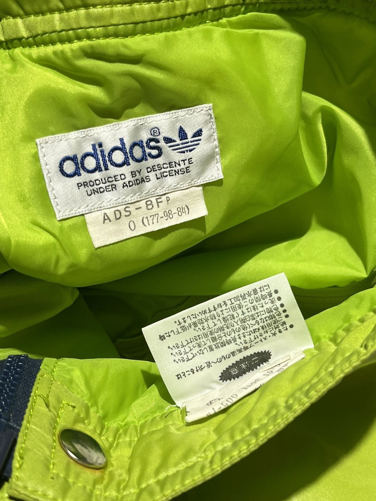 Adidas × Vintage Vintage Adidas Side Zipper Up Green Track Pant Size US 26 / EU 42 - 11 Thumbnail