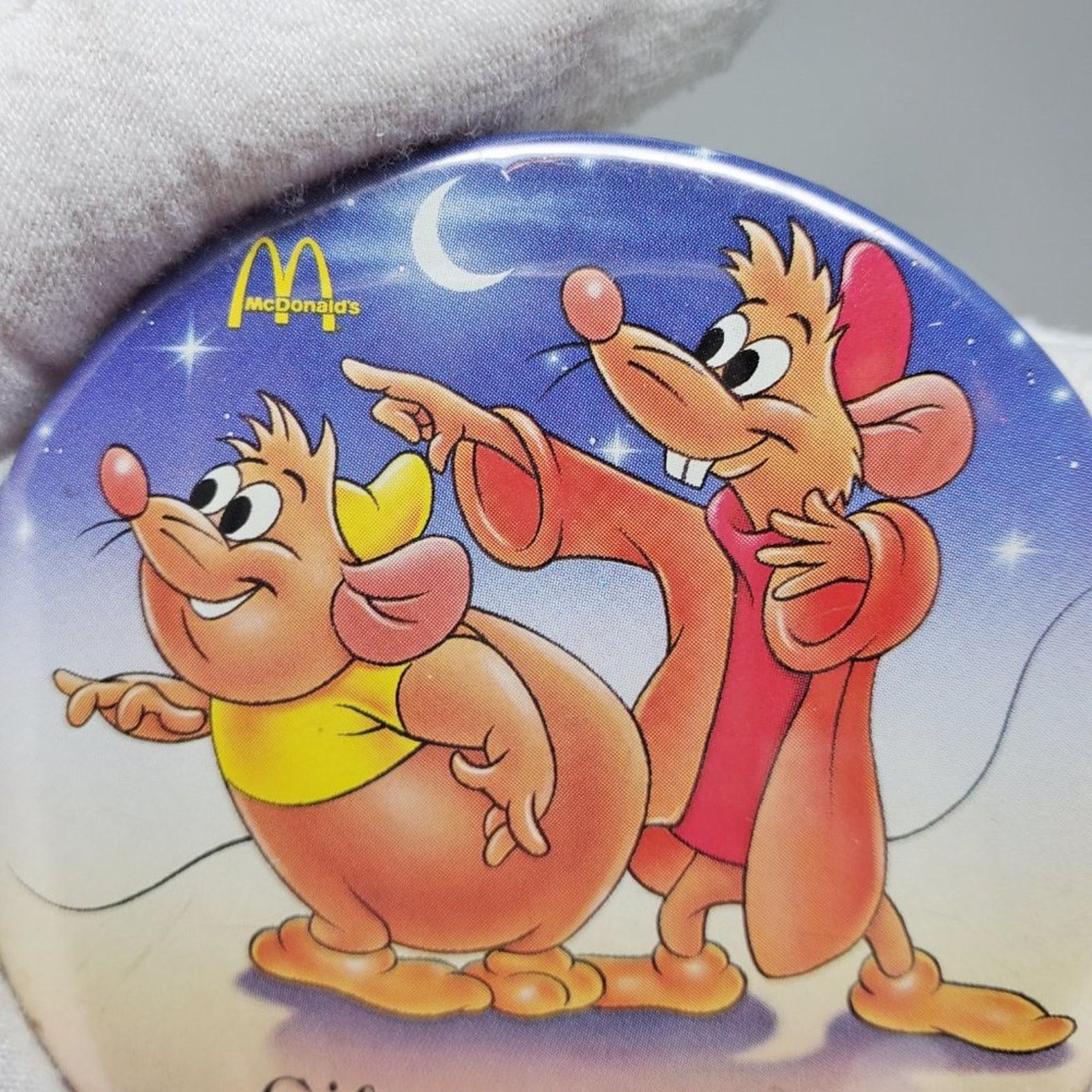Disney Disney X McDonald's Cinderella VTG 80s Button Collectible Size ONE SIZE - 2 Thumbnail