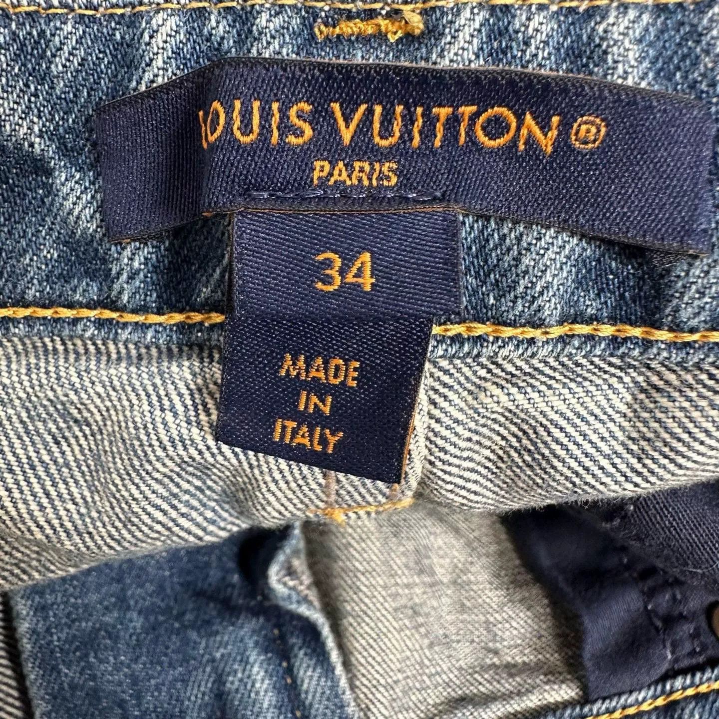 Louis Vuitton louis vuitton blue denim pants size 34 Size US 34 / EU 50 - 4 Thumbnail