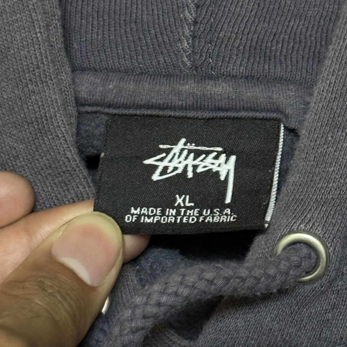 Stussy Stussy Hoodie Big Logo Sun Faded Size US XL / EU 56 / 4 - 6 Thumbnail