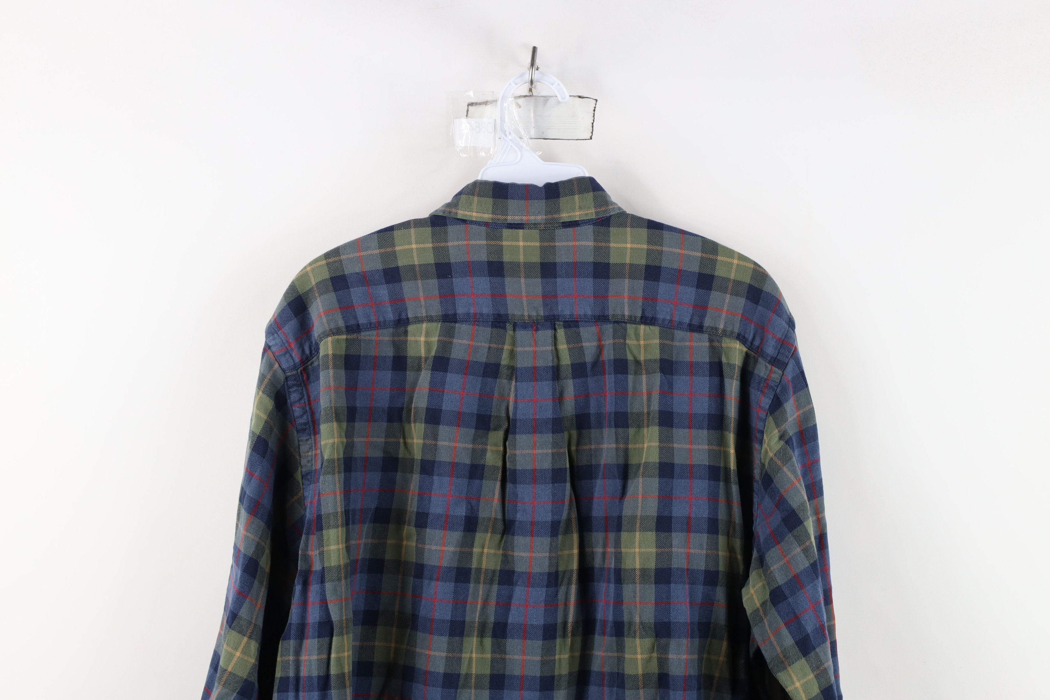 Lands' End Vintage 90s Lands End Collared Button Down Shirt Plaid Size US M / EU 48-50 / 2 - 14 Thumbnail