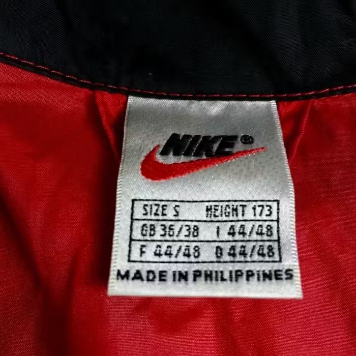 Nike × Vintage Mens Bomber Jacket Nike Vintage Red Size S Back Logo Size US S / EU 44-46 / 1 - 4 Thumbnail