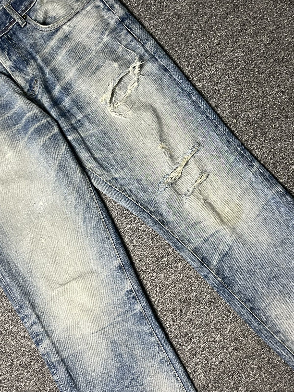 Japanese Brand × Vintage Vintage BILLVAN x Quality Garment Ripped Jeans (91) Size US 32 / EU 48 - 3 Thumbnail
