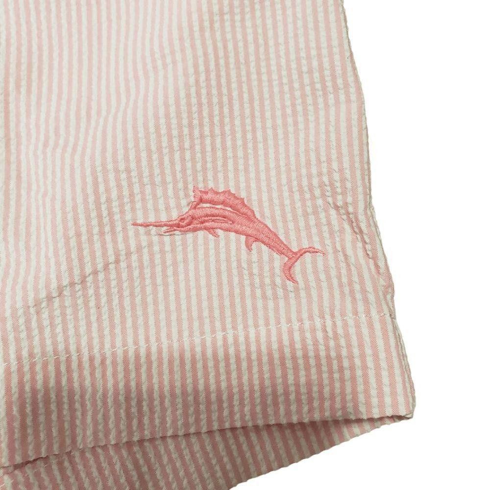 Tommy Bahama CT226 Tommy Bahama Mens Pink & White Swim Shorts Size US 36 / EU 52 - 4 Thumbnail