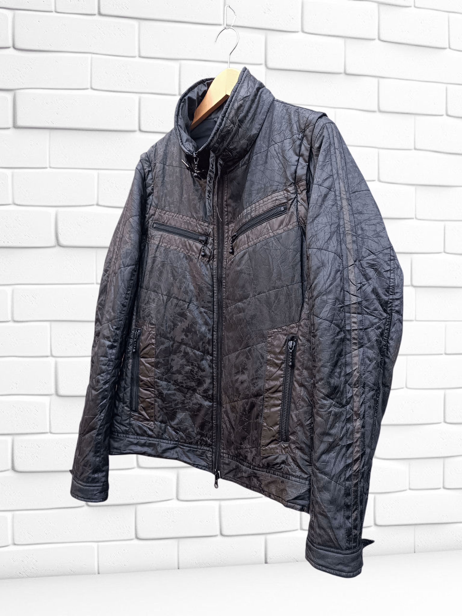 Japanese Brand Japanese Convertible Down Dirty Sport Biker Jacket Size US M / EU 48-50 / 2 - 3 Thumbnail