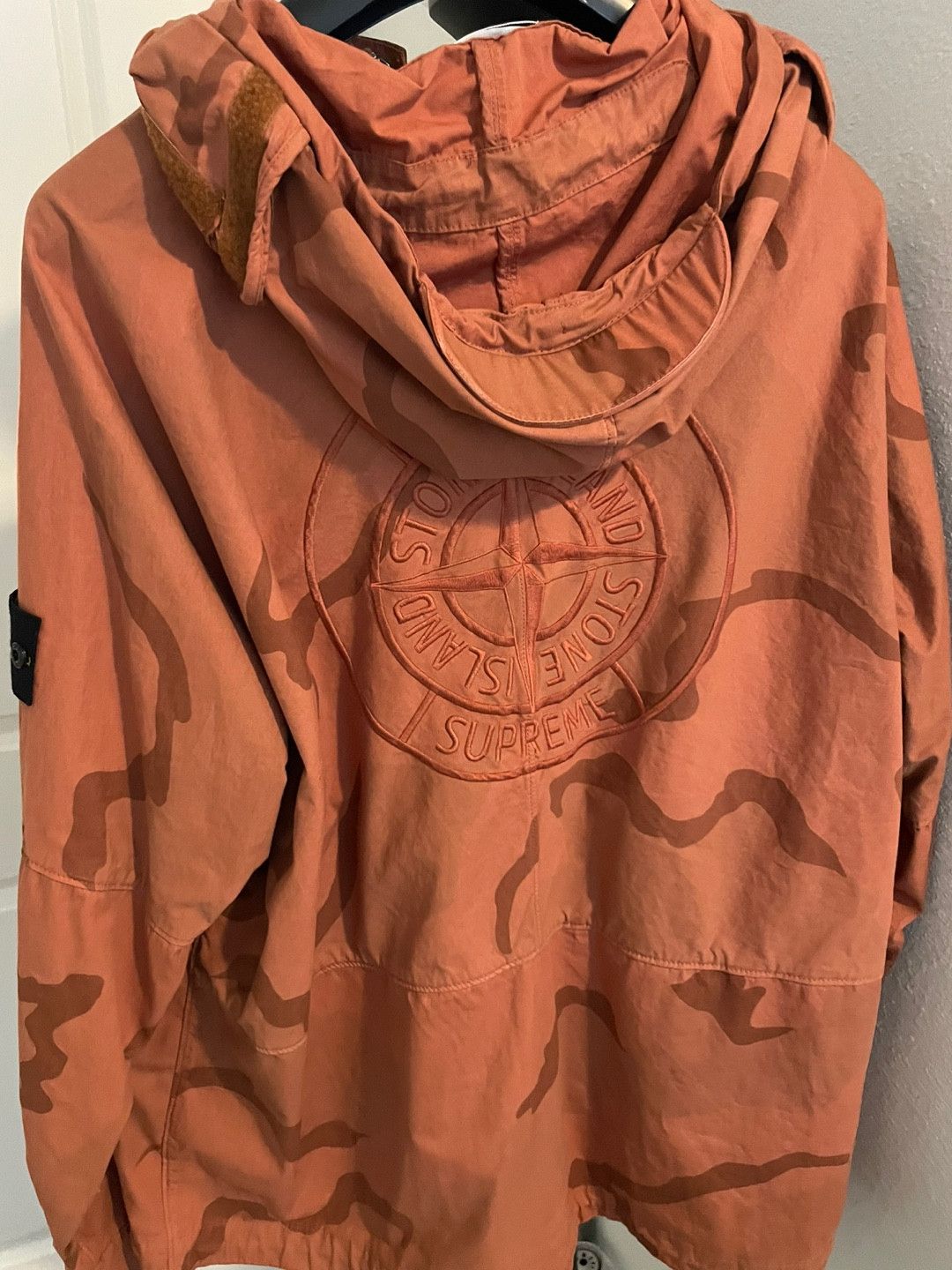 Supreme×Stone  RiotMaskCamoJacket Supreme Stone Island Riot Mask Camo Jacket (SS19) - $648