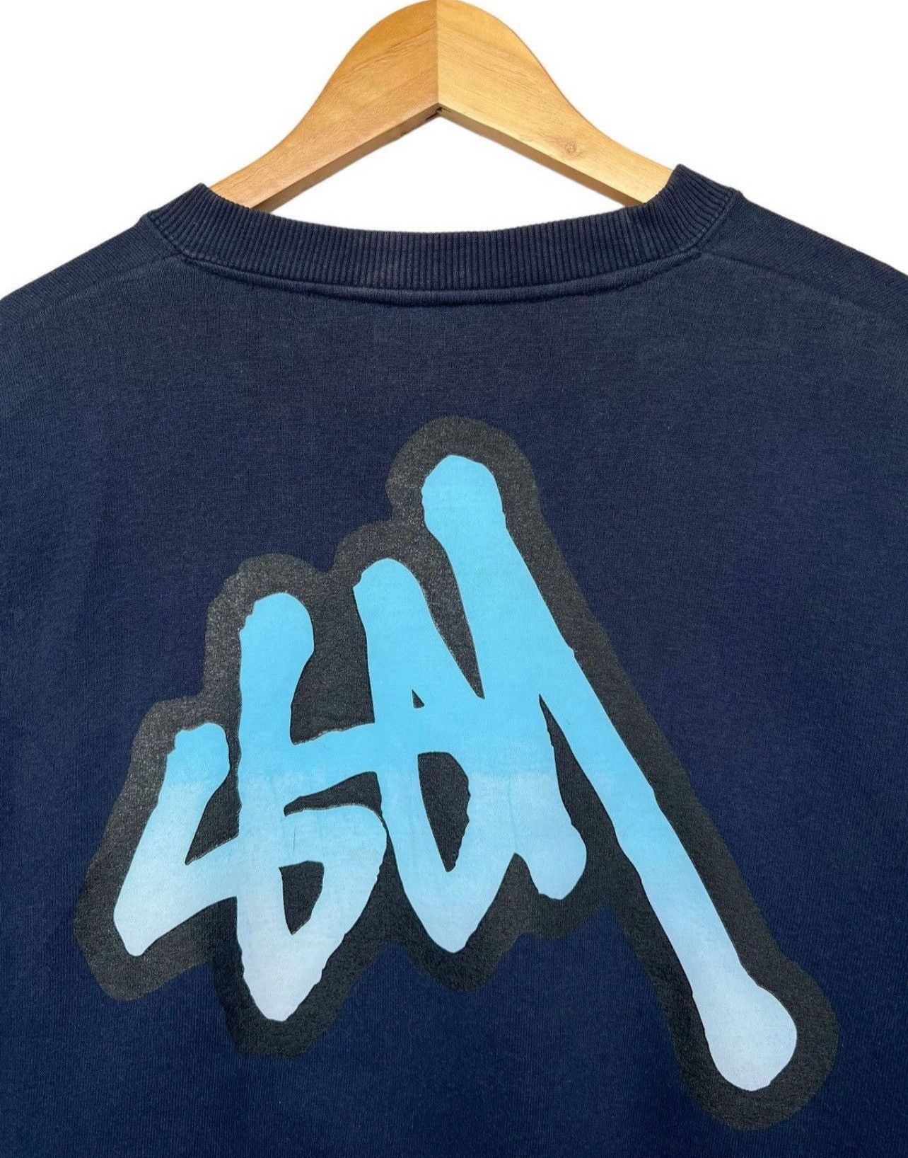 Stussy Vintage 90s Stussy Spellout Baggy Boxy Sweatshirt Size US L / EU 52-54 / 3 - 7 Thumbnail