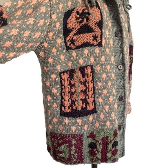 Other Cote-Rotie Patchwork Kidcore Cardigan Sweater - M/L Size M / US 6-8 / IT 42-44 - 5 Thumbnail