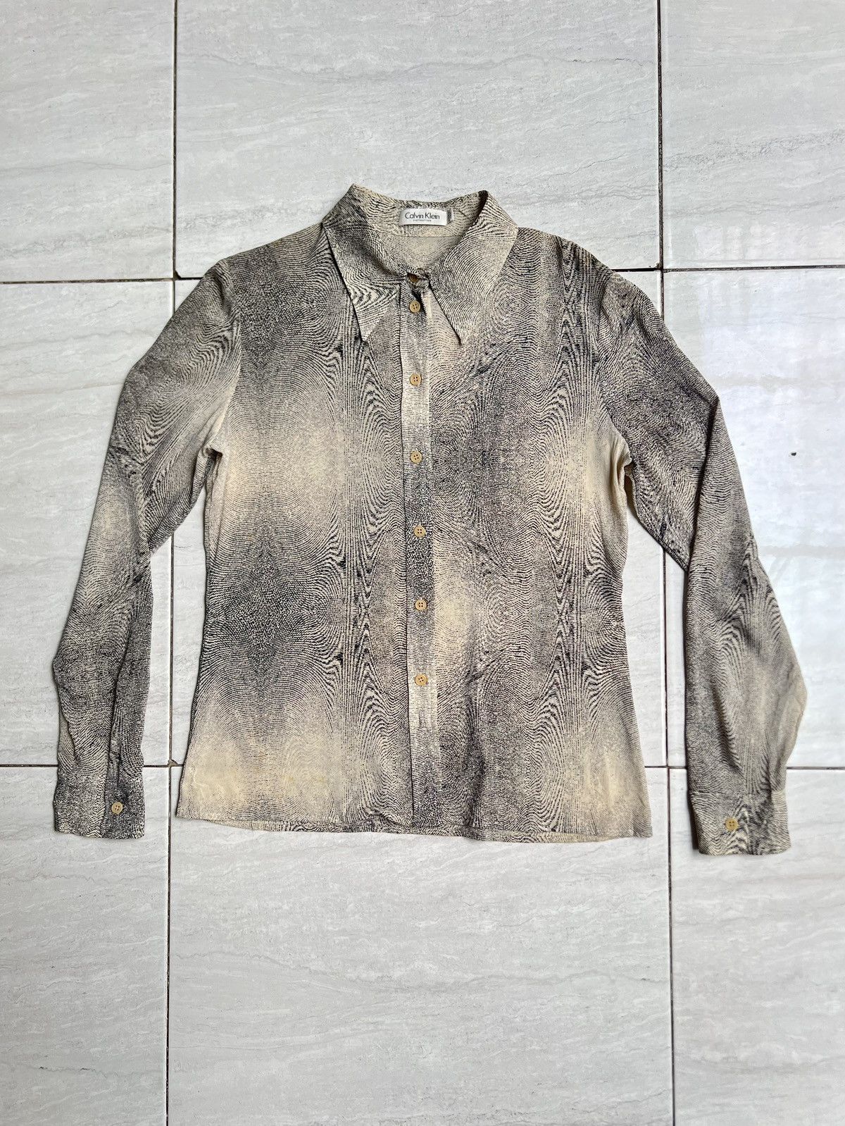 Calvin Klein Calvin Klein Collection Motive Shirt Size US XS / EU 42 / 0 - 1 Thumbnail