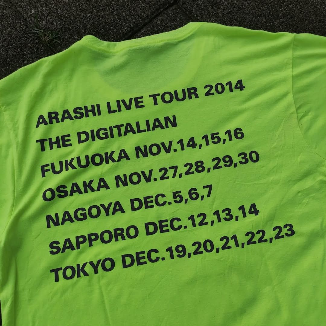 Band Tees Arashi The Digitalian Tour 2014 Idol Tee Size US M / EU 48-50 / 2 - 5 Thumbnail