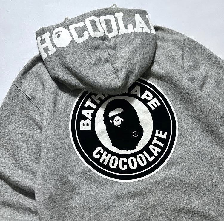 Bape × CHOCOOLATE Bape x Chocolate Ape Head Busy Works Zip Up Hoodie Size US XL / EU 56 / 4 - 2 Thumbnail