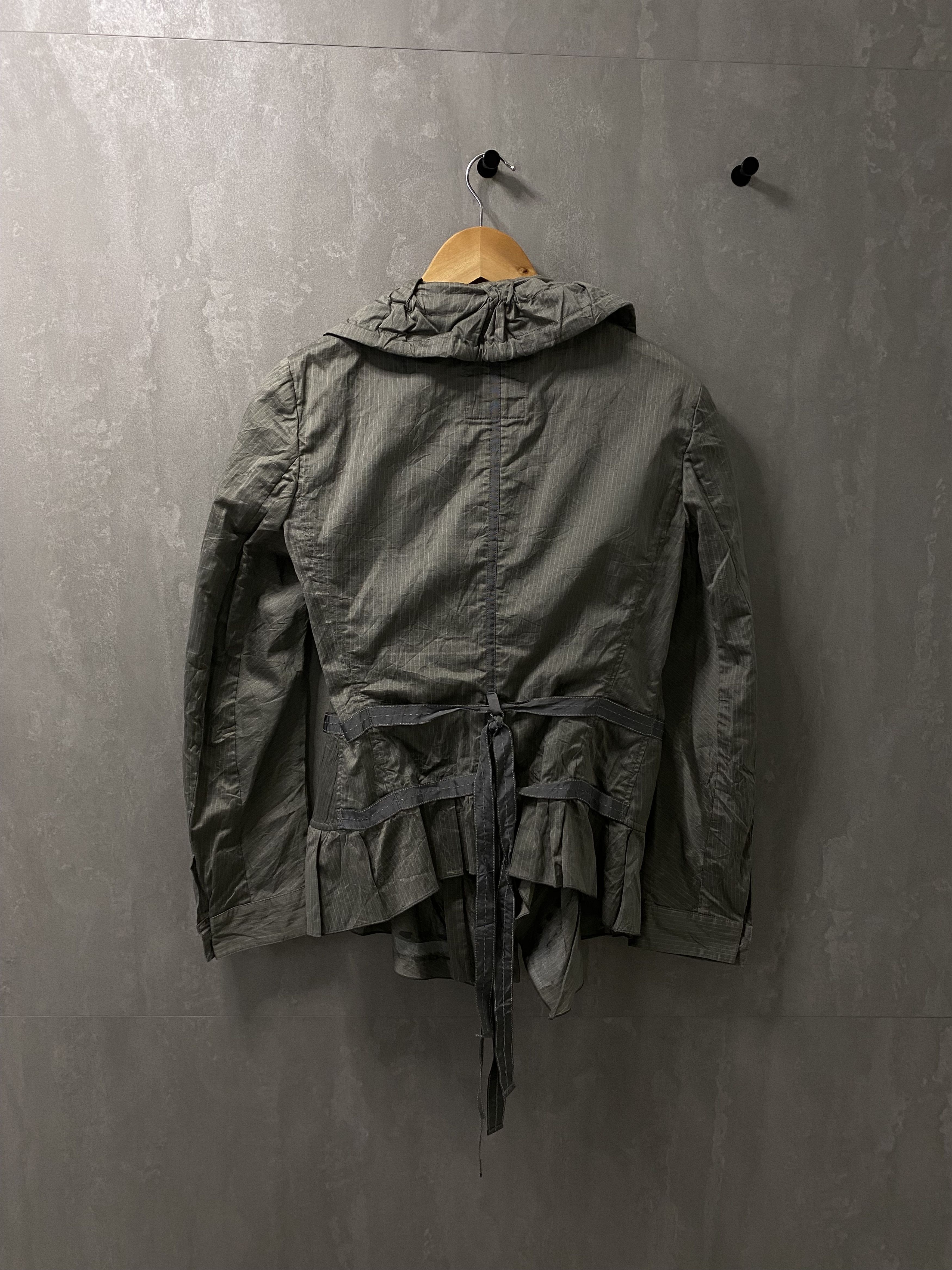 Marithe + Francois Girbaud Marithe Francois Girbaud Cotton ruffle avant garde jacket Size M / US 6-8 / IT 42-44 - 11 Thumbnail