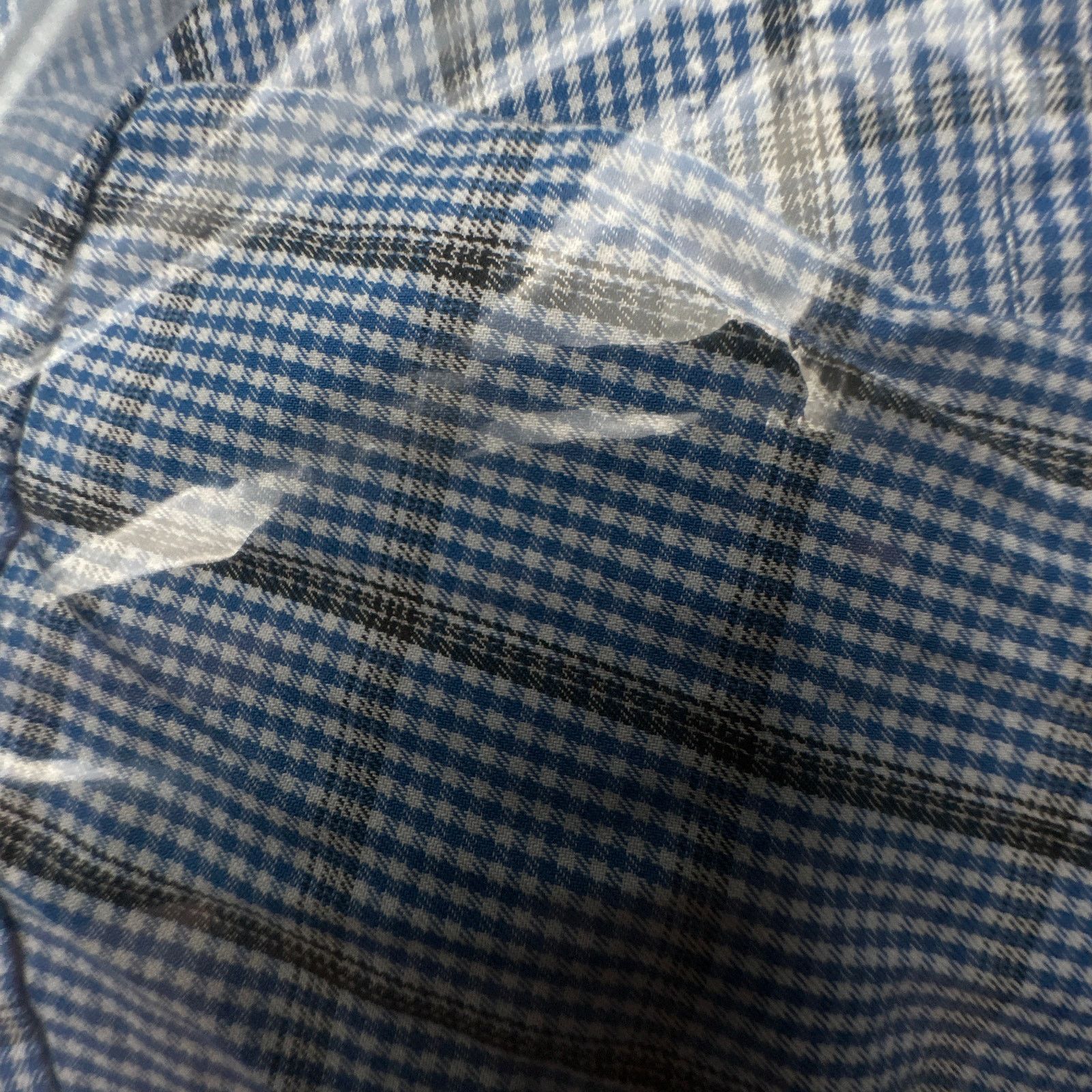 Peter Millar Peter Millar Blue Black Plaid Check Long Sleeve Shirt Mens L Size US L / EU 52-54 / 3 - 8 Thumbnail