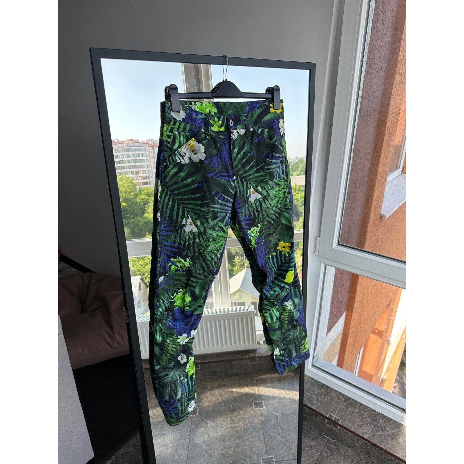 G-Star G Star Raw 5622 3D Tapered COJ Floral All Over Print Pants S Size US 29 - 1 Thumbnail
