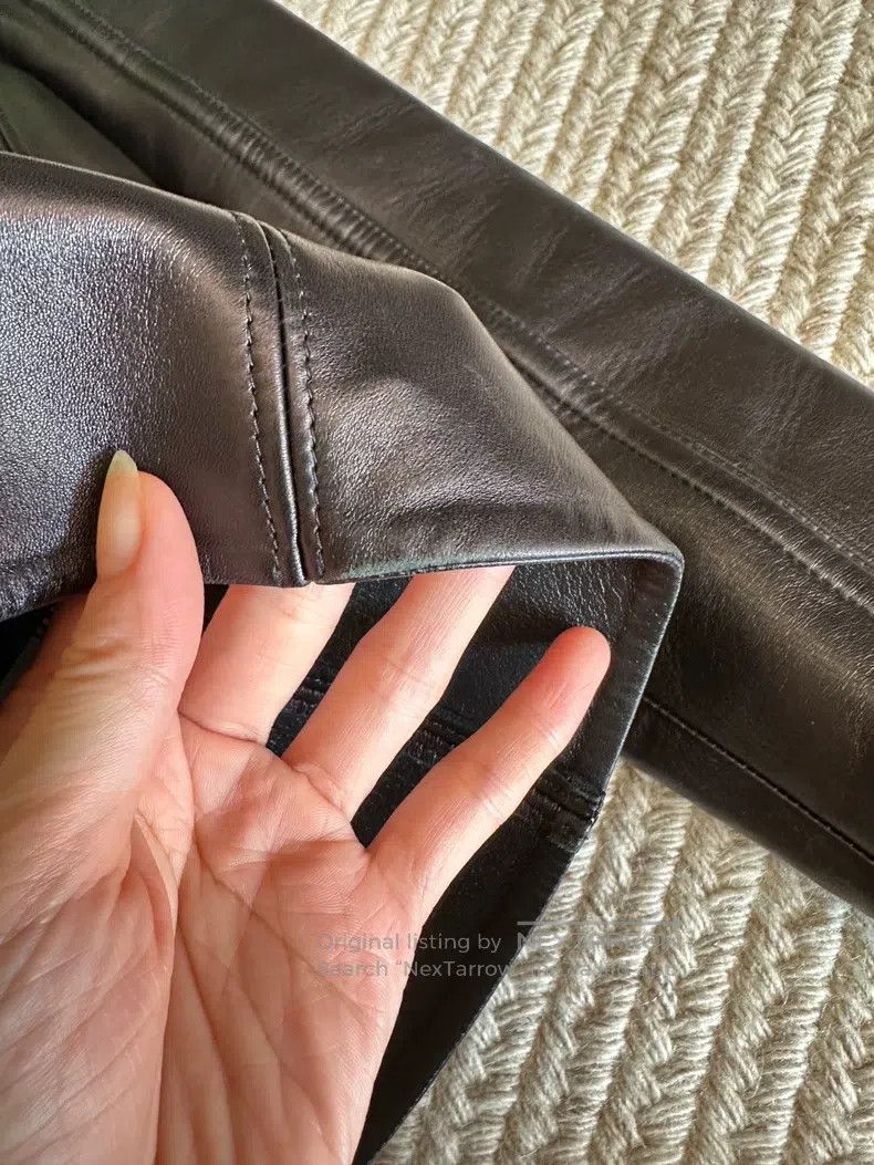 Valentino Valentino Thick leather coat Size US S / EU 44-46 / 1 - 8 Thumbnail
