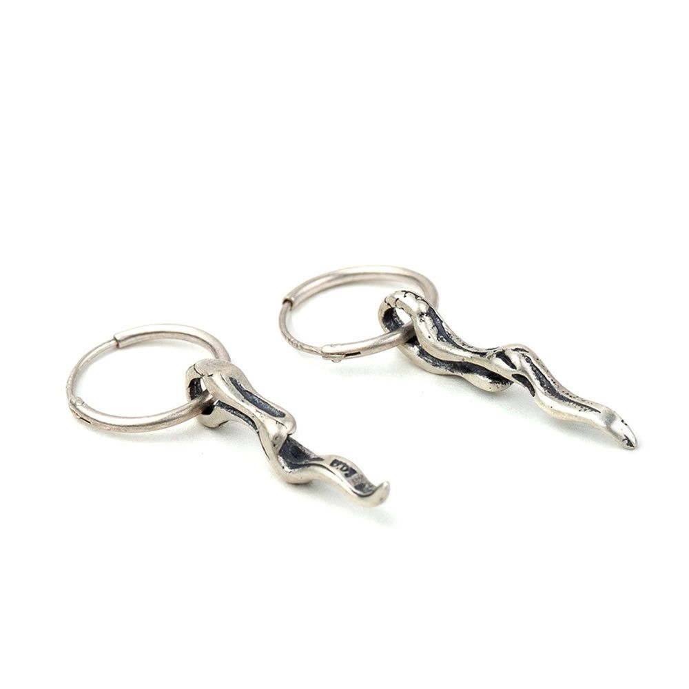 Jewelry Retro Earrings One Pairs Chrome Jewelry Size ONE SIZE - 5 Thumbnail