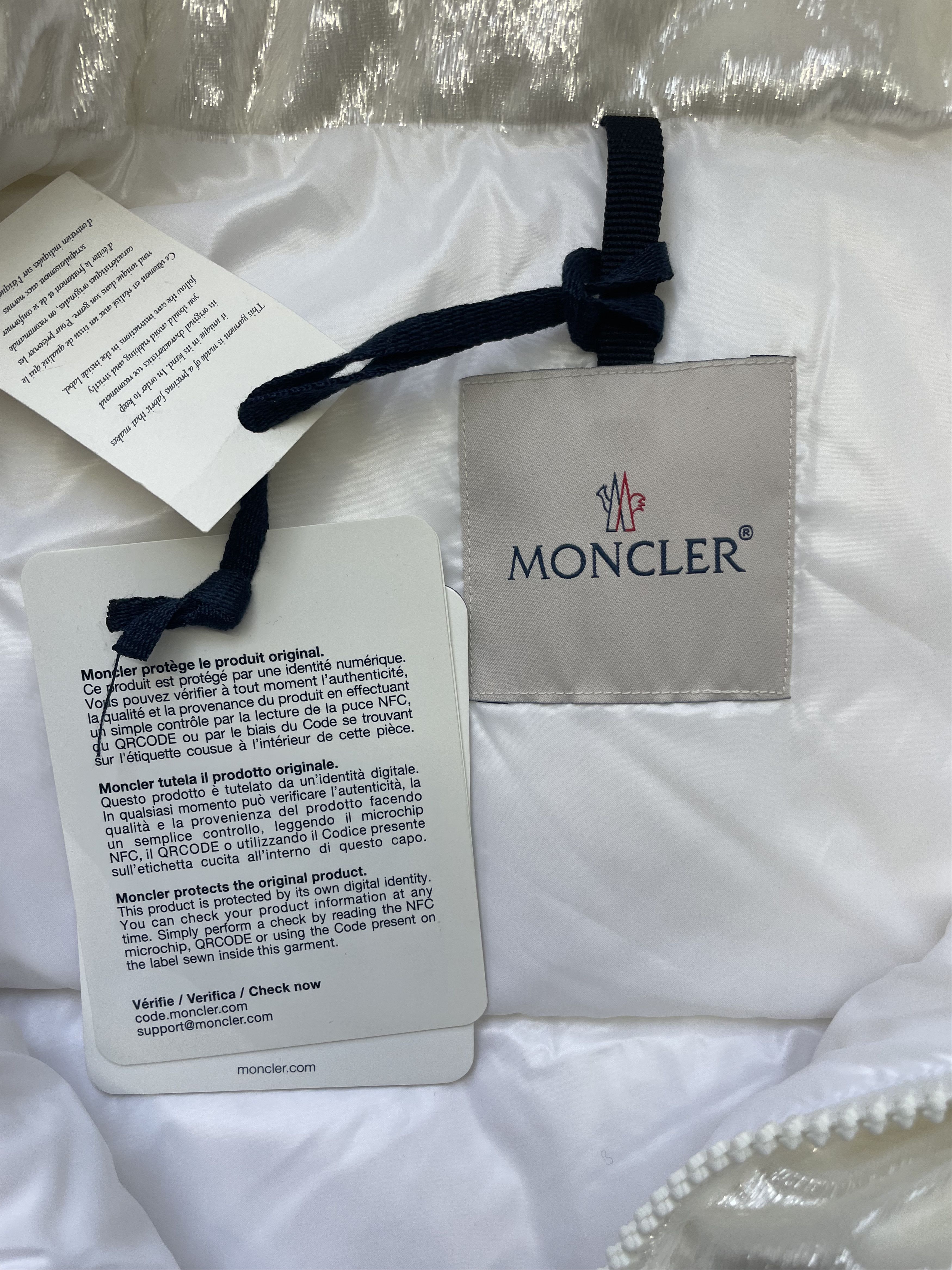 Moncler Moncler Rimac White Down Jacket Size XS / US 0-2 / IT 36-38 - 10 Thumbnail