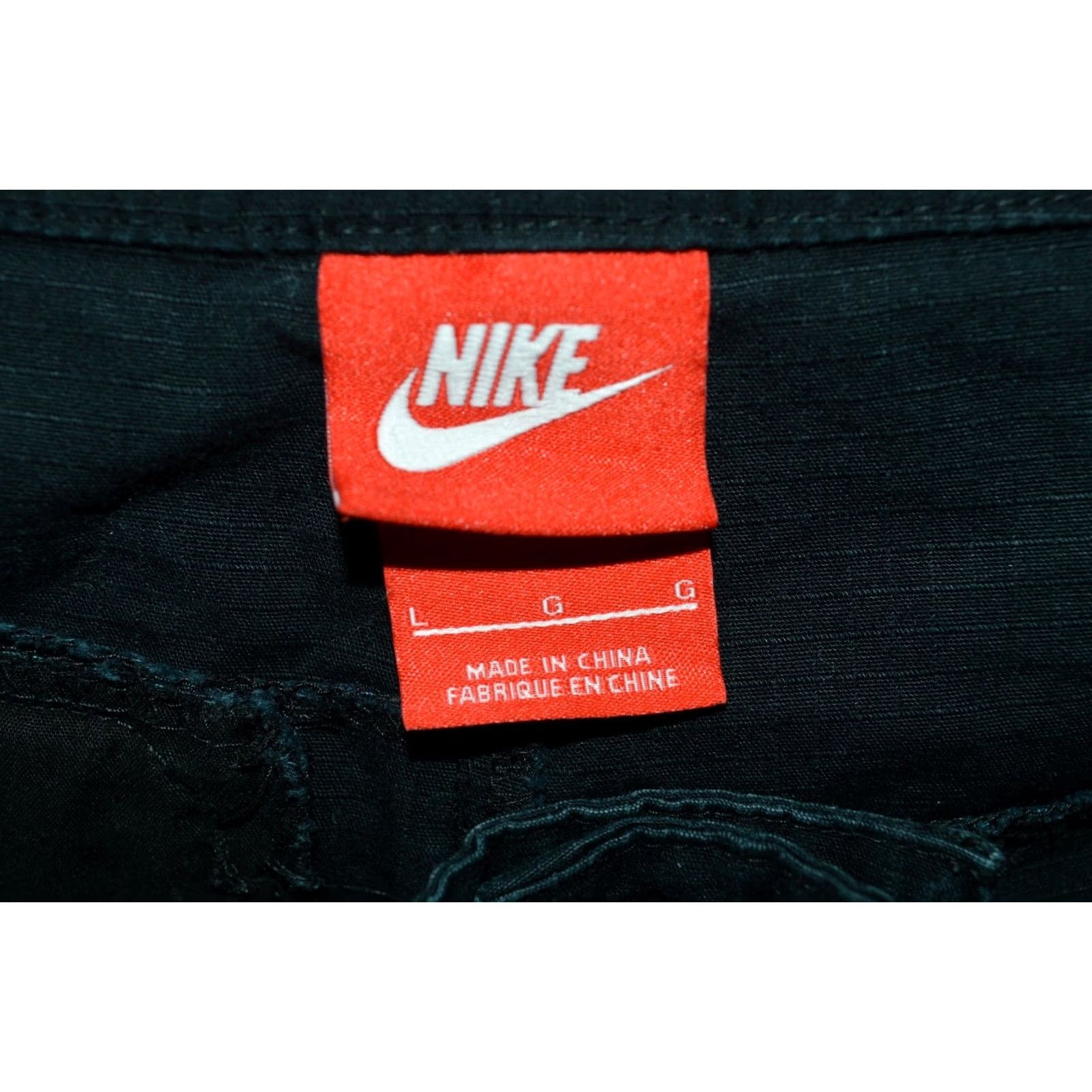 Nike Nike Air Mens Large Casual Rip Stop Cotton Shorts 646264 Black Pockets Woven Size US 36 / EU 52 - 3 Thumbnail