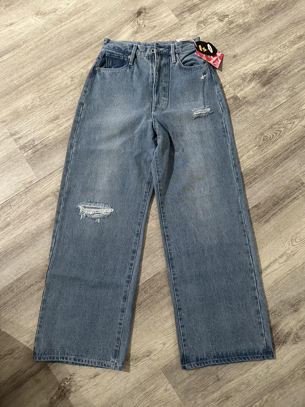 Bape Women’s Blue Bape Jeans Size 26" / US 2 / IT 38 - 2 Thumbnail