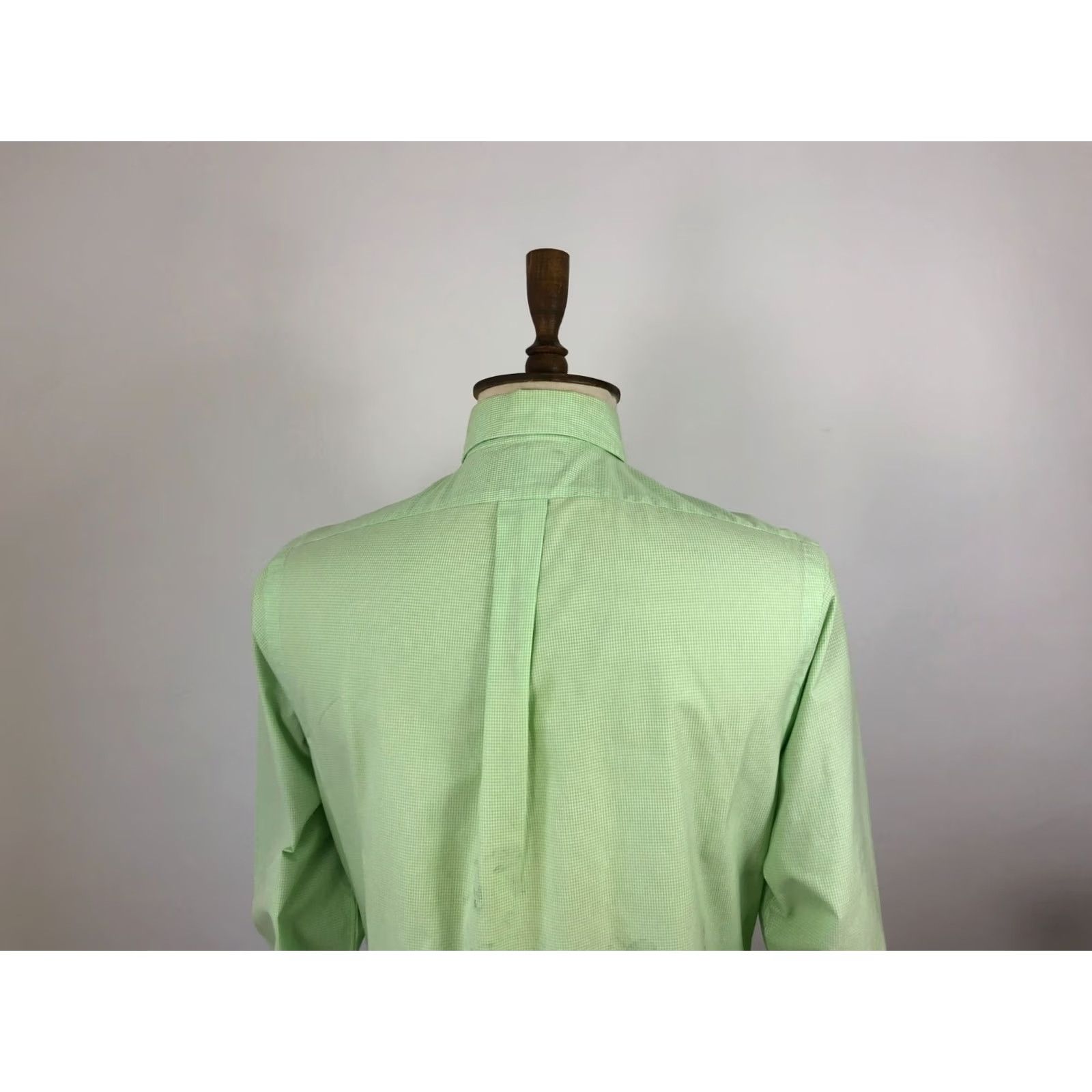 Ralph Lauren Ralph Lauren Shirt Mens 15.5 Green Men Size Cotton Micro Check Size US L / EU 52-54 / 3 - 5 Thumbnail