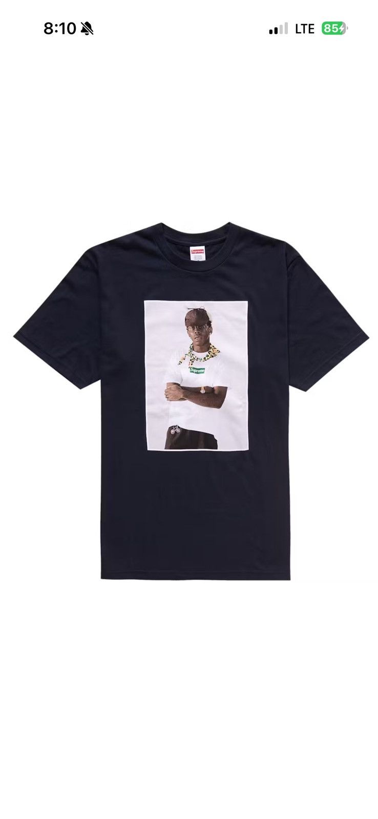 Supreme Supreme Tyler The Creator Photo Tee FW24 Navy Size US M / EU 48-50 / 2 - 2 Thumbnail