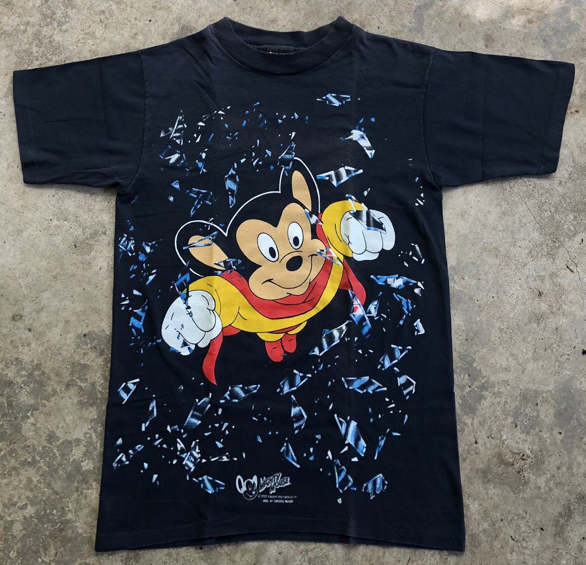 Other Vintage 1993 Mighty Mouse Shattered Glass Size US M / EU 48-50 / 2 - 1 Thumbnail