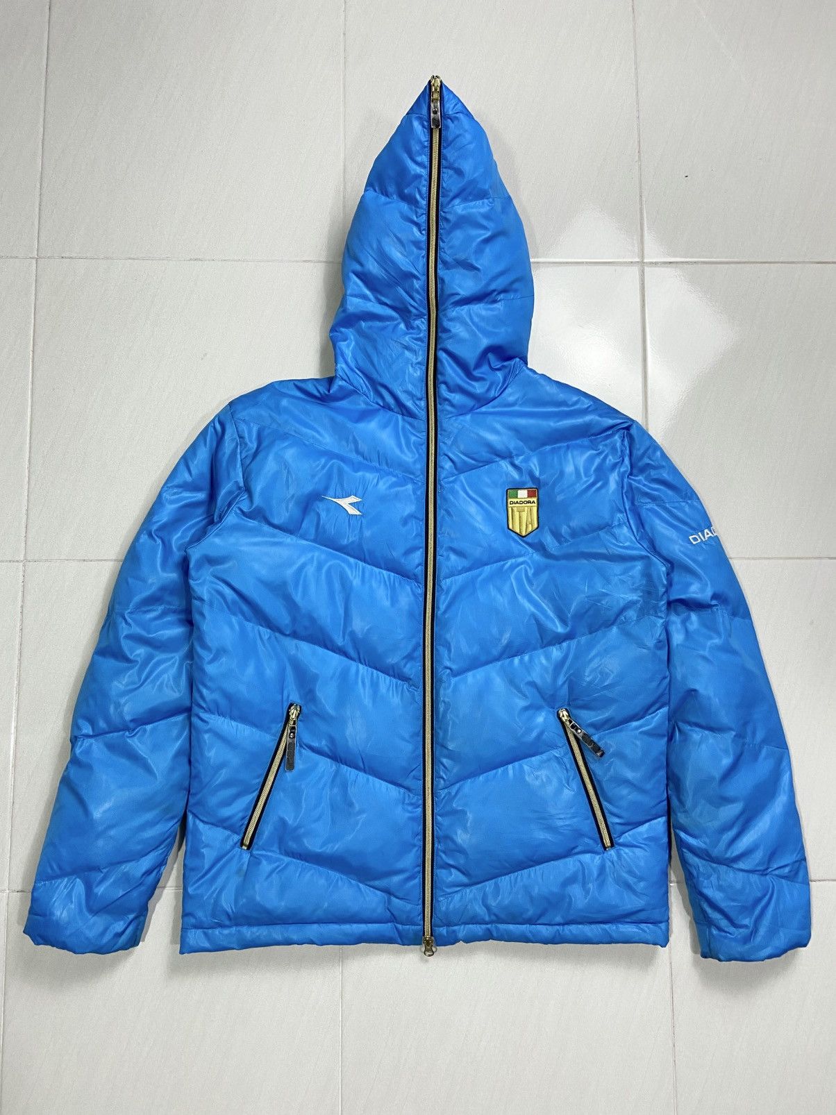 Diadora Diadora down puffer full zipper jacket Size US M / EU 48-50 / 2 - 2 Thumbnail