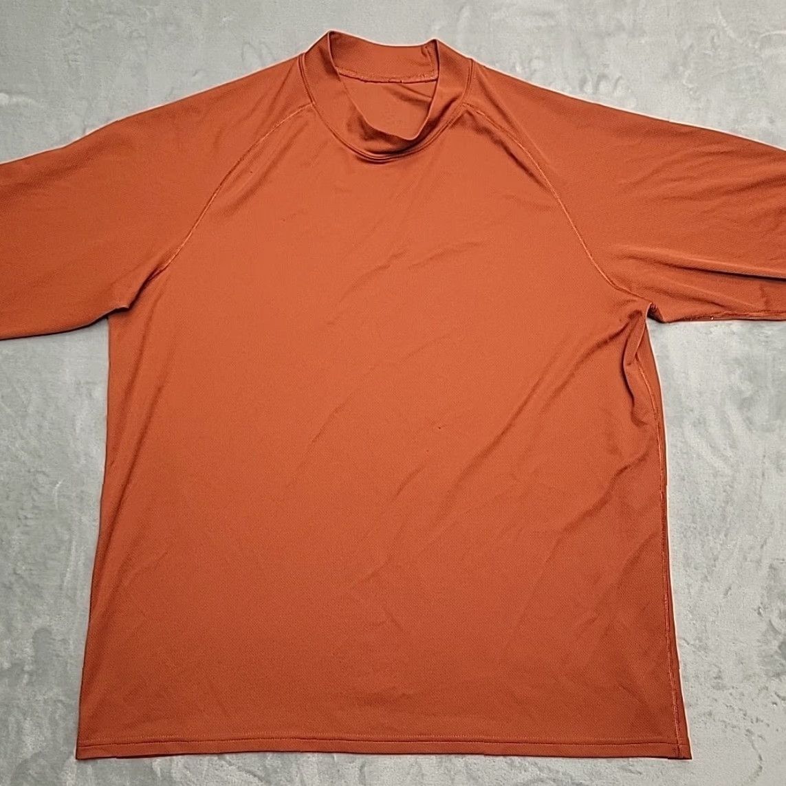 Rusty Simms Fishing Shirt Mens L Rust Orange Performance Waffle Long Sleeve TEE Size US L / EU 52-54 / 3 - 5 Thumbnail