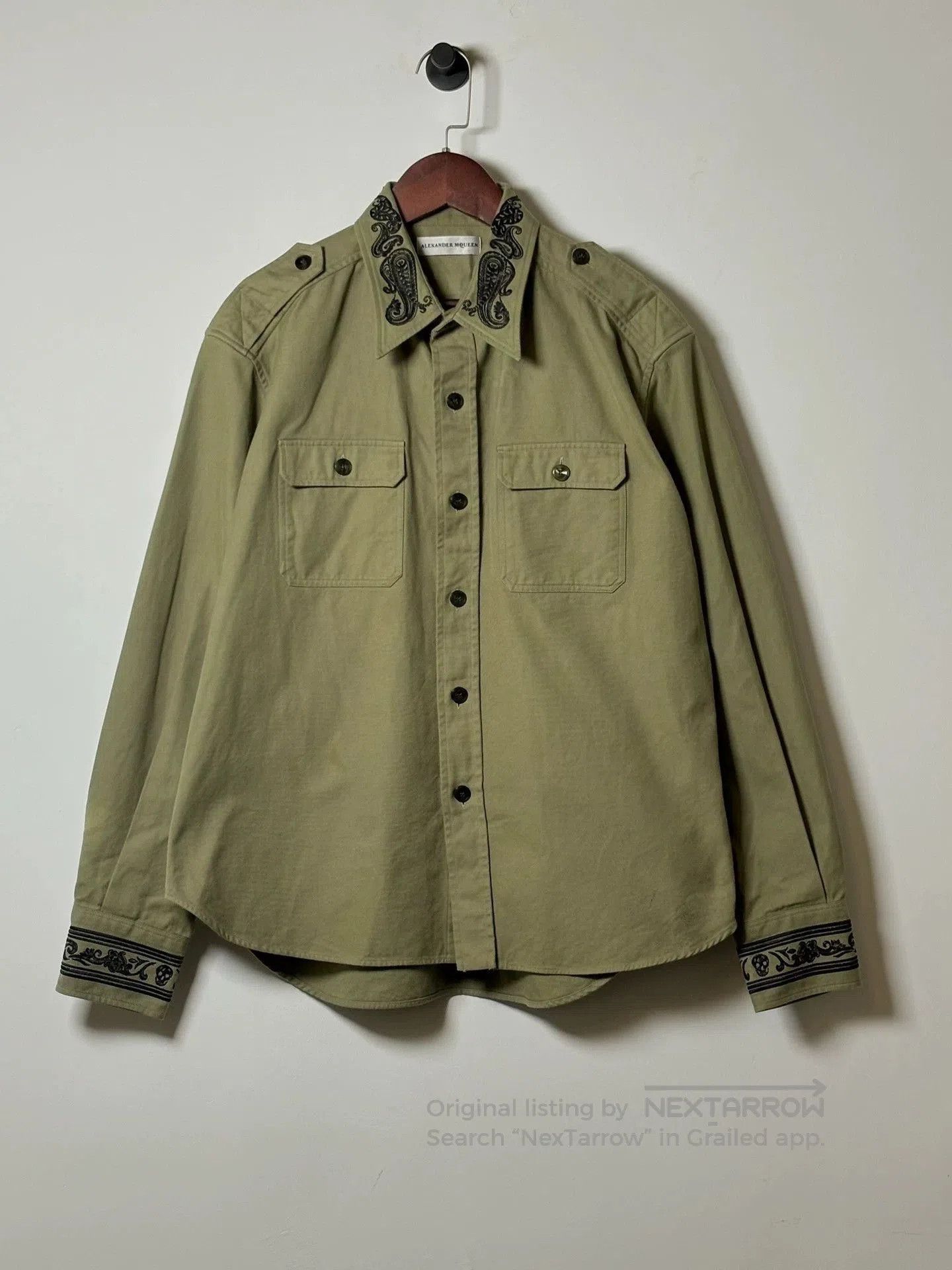 Alexander McQueen Green Long. Size US XL / EU 56 / 4 - 3 Thumbnail